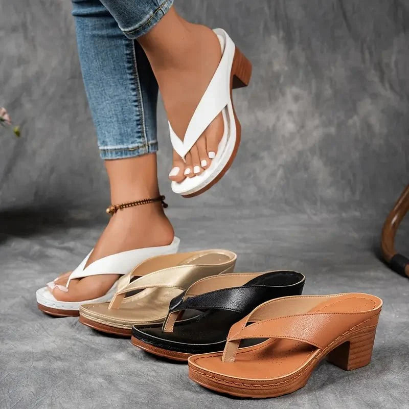 Dames sandalen Comfort Leer – Vorana