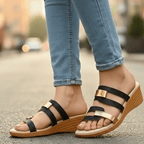 Dames Sandalen Klittenband Gevormde sol met ondersteuning – Vorana