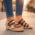 Dames Sandalen Klittenband Gevormde sol met ondersteuning – Vorana