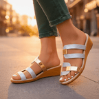 Dames Sandalen Klittenband Gevormde sol met ondersteuning – Vorana