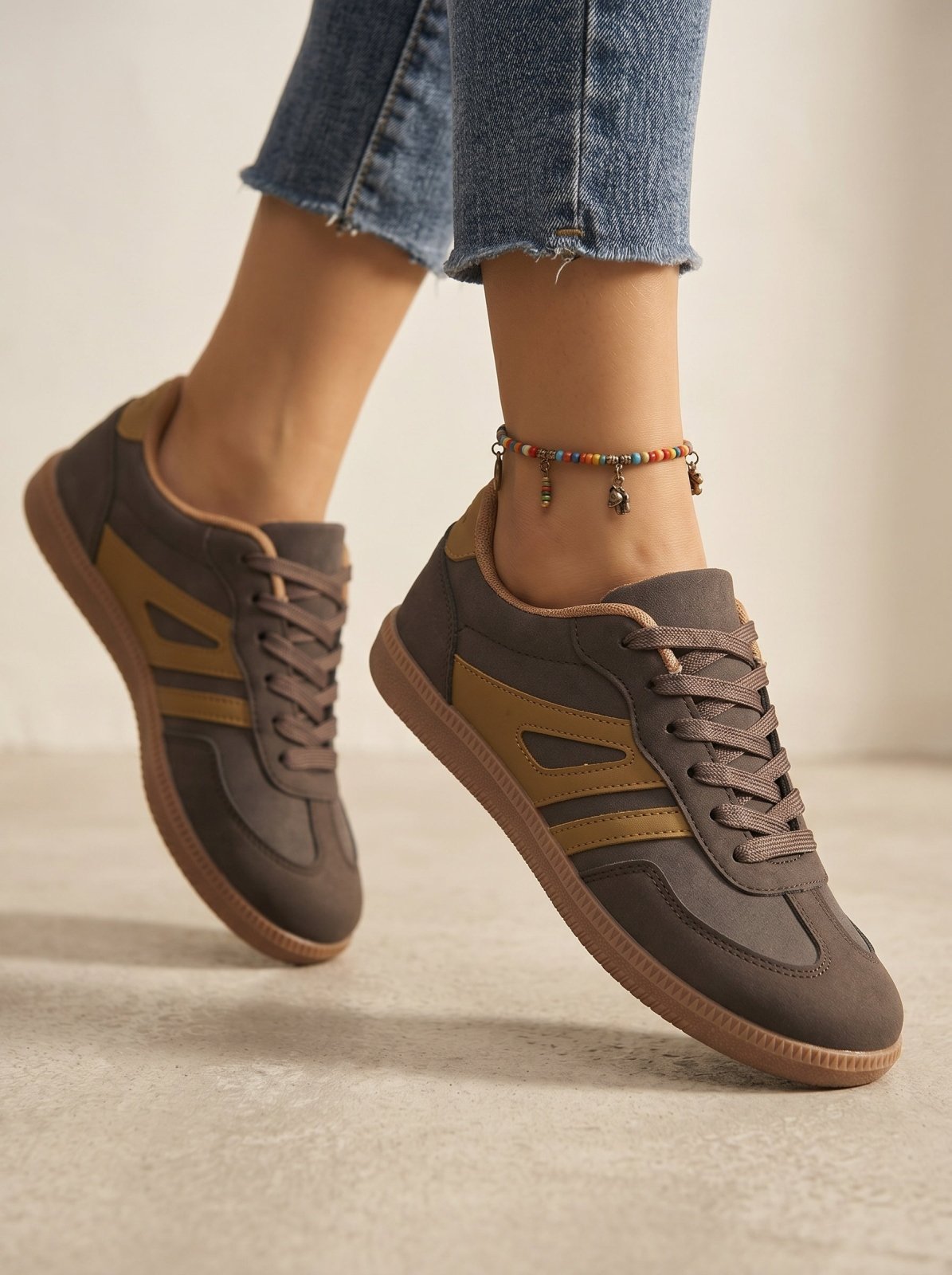 Dames Sneakers Versterkte Hielkap Ademend Mesh – Vorana