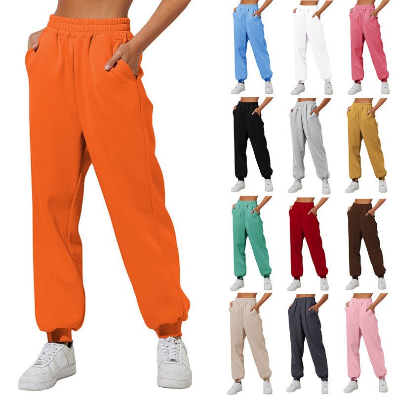 Dames Sweatpants tailleband met trekkoord Fleece-inside – Vorana