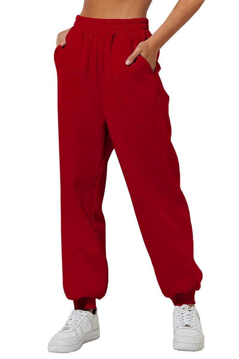 Dames Sweatpants tailleband met trekkoord Fleece-inside – Vorana