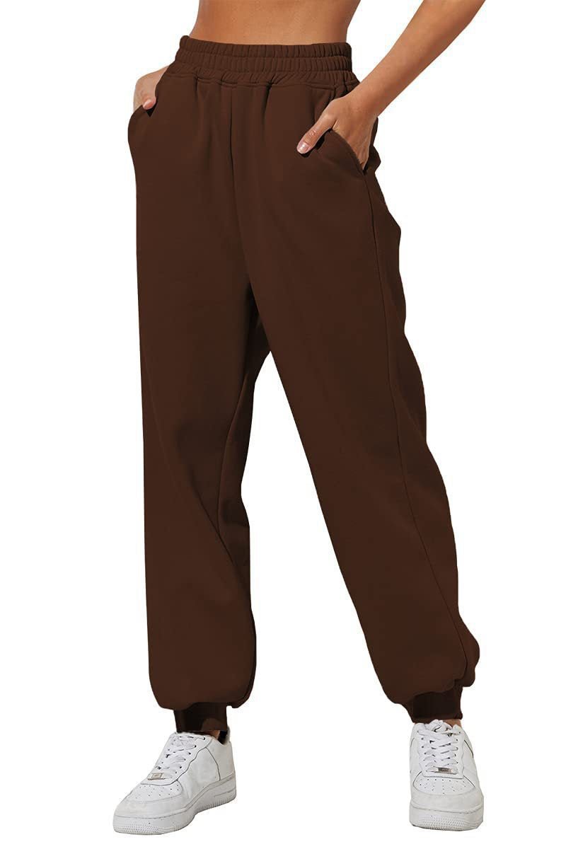 Dames Sweatpants tailleband met trekkoord Fleece-inside – Vorana