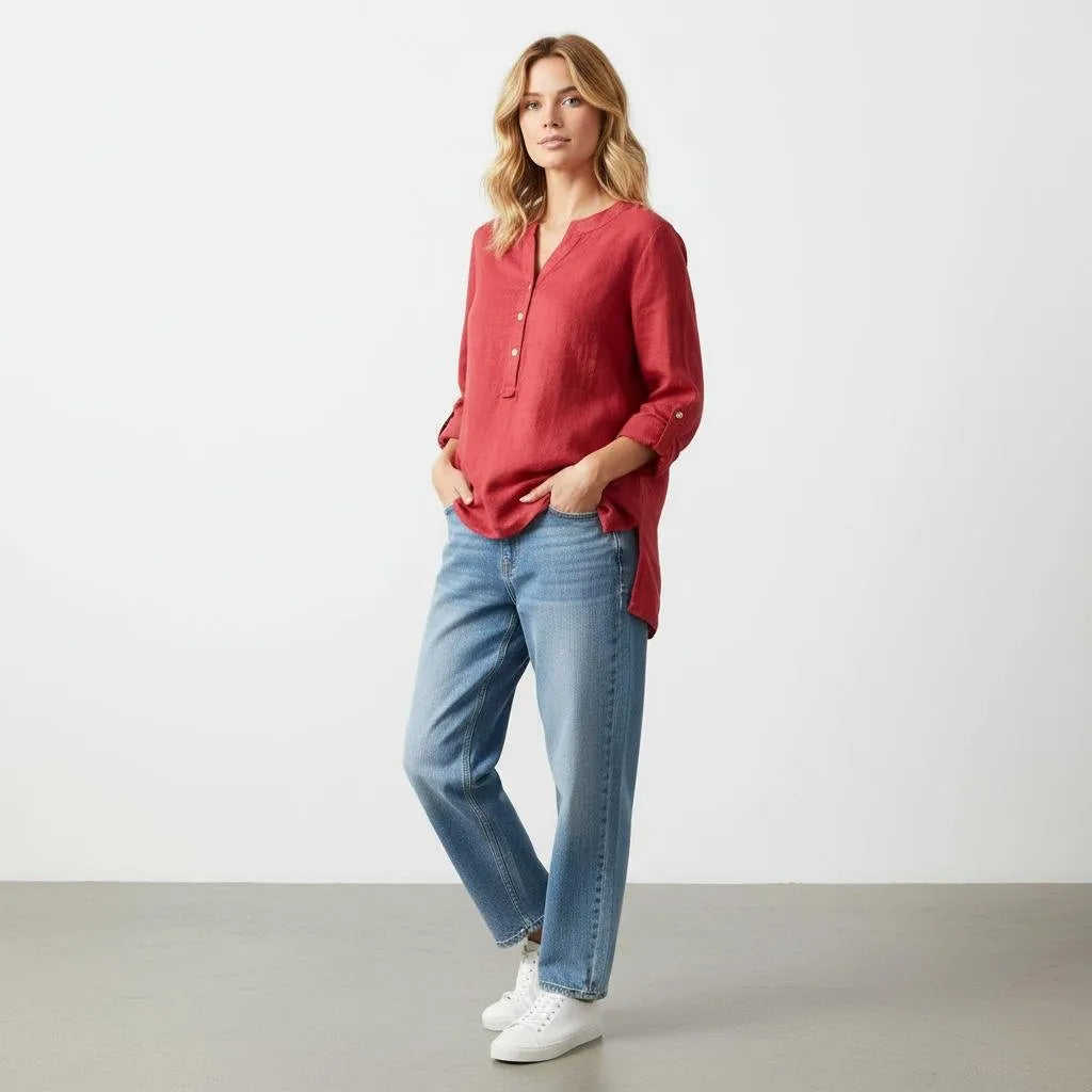 Dames Tuniek asymmetrische zoom Losvallend – Vorana