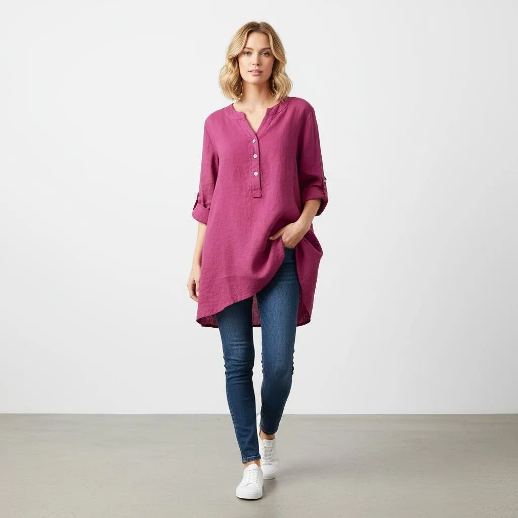 Dames Tuniek asymmetrische zoom Losvallend – Vorana