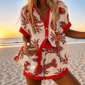Dames Tweedelig Set T-shirt & Shorts Casual snit – Vorana