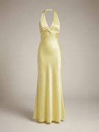 Jurk Dames Maxi Halterhals Elegant Zomer – Vorana