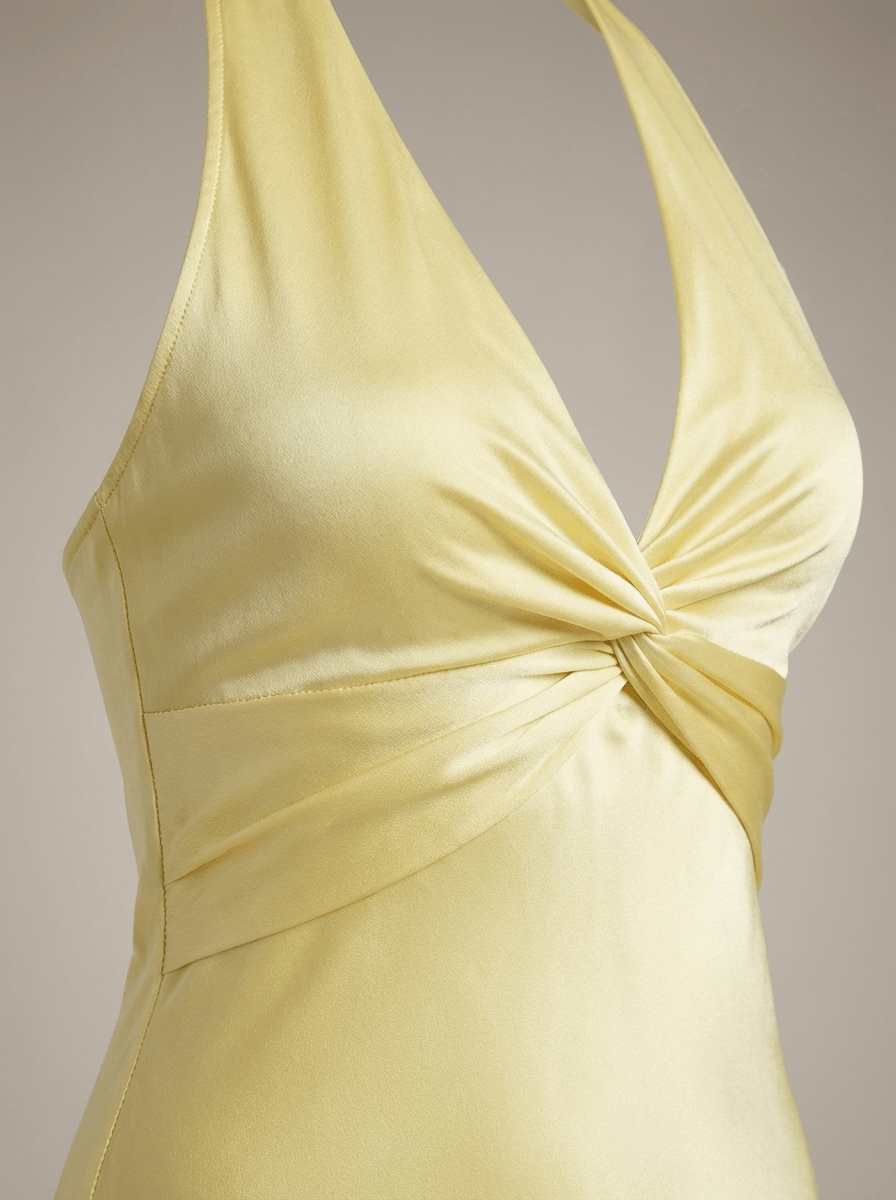 Jurk Dames Maxi Halterhals Elegant Zomer – Vorana