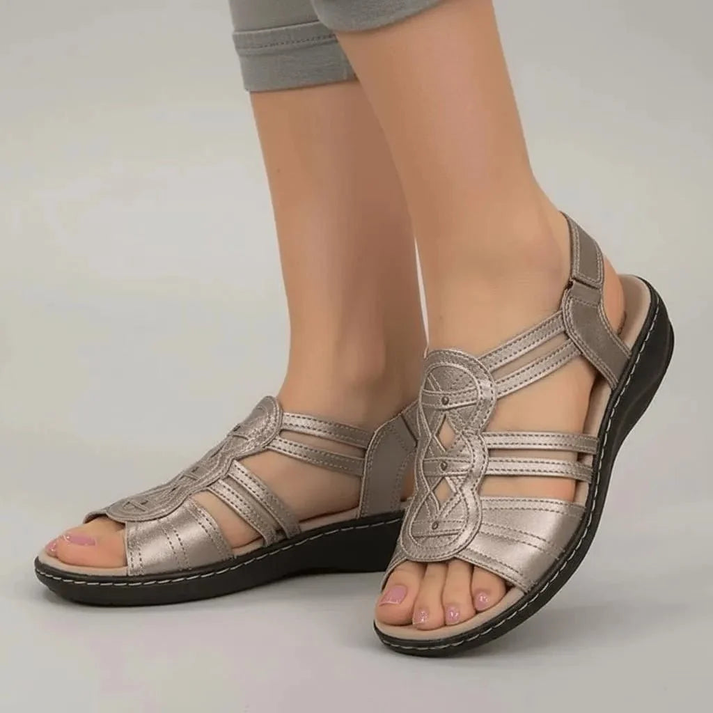 Sandalen Dames Uitgesneden wreefdesign Casual Elegant – Vorana